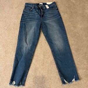 Loft- new with tags .size 10 straight mid rise jeans
